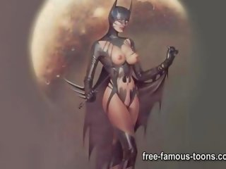 暗 knight batman 和 catwoman xxx 滑稽模仿