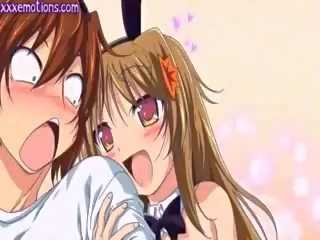 Kaksi anime tytöt saada kasvohoito