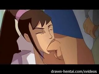 Avatar animasi pornografi - kotor klip legenda dari korra